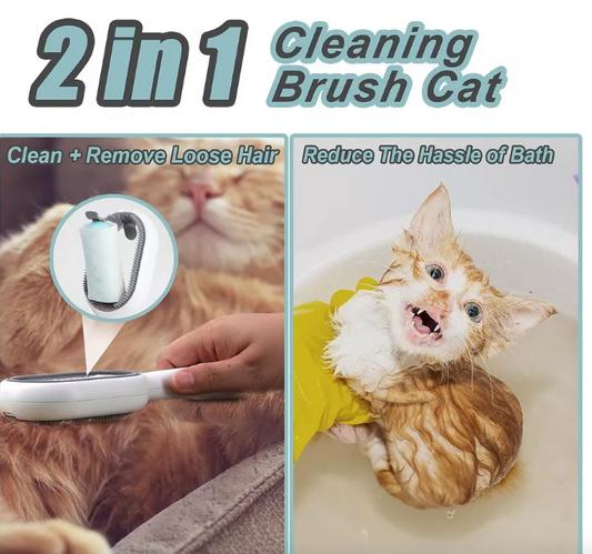 Cepillo de Aseo 3 en 1 para Gatos y Perros